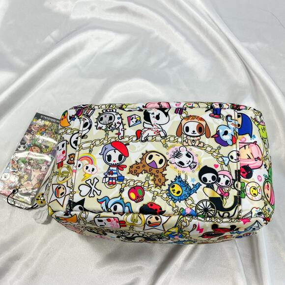 Tokidoki 2015 Chained Love Vintage Make Up Cosmetic Case Zipper Pouch NWT Rare - Picture 8 of 12